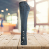 Dames bootcut jeans met bloemenborduurwerk - elegant casual wear