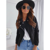 Bikerjack - stijlvolle dames faux suede jas