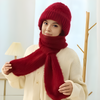 2-delige set met muts en sjaal - warme gebreide dames winteraccessoires - Bakkermode.nl