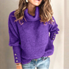 Chunky gebreide trui - relaxte pasvorm damesjumper - Bakkermode.nl