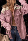 Corduroy jas - stijlvolle retro damesouterwear