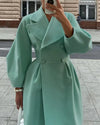 Dubbelrijige trenchcoat - elegante damesbovenkleding - Bakkermode.nl