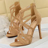 Hoge hak sandalen - stijlvolle gladiator schoenen voor dames