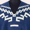Poncho - klassieke dames poncho voor de winter met geometrisch ontwerp