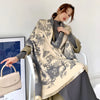 Luxe sjaal - elegante dames oversized wikkel - Bakkermode.nl