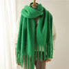 Luxe oversized sjaal - zachte wollen dames wrap - Bakkermode.nl
