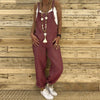 Dames casual jumpsuit - stijlvolle linnen dungaree voor dagelijkse ontspanning