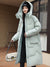 Casual lange winterjas voor dames - dikke, warme gewatteerde jas - Bakkermode.nl