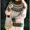 IJsblauwe Noorse yoke trui - warme Scandinavische dames pullover - Bakkermode.nl