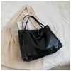 Leren tote bag - ruime bruine dames handtas - Bakkermode.nl