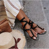 Dames leren gladiatorsandalen - elegante zomerschoenen voor casual uitjes