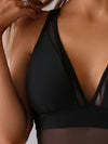 Dames sculpting badpak - elegante zwarte luxe strandmode voor stijlvolle volwassen vrouwen