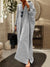 Vrouwen gestreepte maxi jurk casual oversized katoenmix - stijlvolle everyday wear