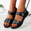 Dames wedge sandalen met verstelbare gesp - zomerfootwear met ondersteunende zool