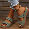 Dames wedgesandalen met goede steun - ademend zomerfootwear voor dagelijks gebruik