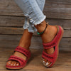 Dames wedgesandalen met goede steun - ademend zomerfootwear voor dagelijks gebruik