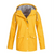 Dames winddichte regenjas - lichtgewicht gevoerde jacket met capuchon voor buiten
