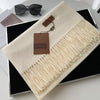 Luxe sjaal - zachte dames fringed omslagdoek