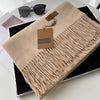 Luxe sjaal - zachte dames fringed omslagdoek