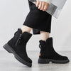 Stijlvolle beige dames winterboots met warme voering en stevige zool – comfortabele enkellaarzen - Bakkermode.nl