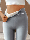 Damesleggings - zachte stretchy fleece-gevoerde broeken