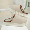 Warme pantoffels - dames huis slippers met pluche voering en antislipzool - Bakkermode.nl