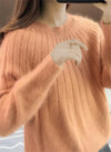 Geknitte cashmere trui - zachte damespullover