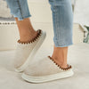 Warme pantoffels - dames huis slippers met pluche voering en antislipzool - Bakkermode.nl