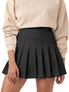 Geplooide mini rok - tijdloze high-waisted damesrok