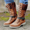 Waterdichte kniehoge sneeuwlaarzen - duurzame winterfootwear voor dames