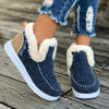 Warme bontgevoerde snowboots dames - instap winterlaarzen - Bakkermode.nl