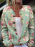 Gebloemde cardigan - gebreide damestrui met knoopdetails - Bakkermode.nl