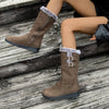 Hoog winterlaarzen - geïsoleerde dameswinterfootwear