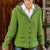 Dames gebreide cardigan - gezellige capuchontrui