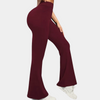 Dames flared leggings met hoge taille - stretchy yoga broeken voor een actieve levensstijl