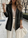 Vrouwen geribbelde blazer - tailored jasje voor elke gelegenheid