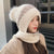 2-delige gebreide muts en sjaal set - dames winteraccessoires - Bakkermode.nl