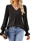 Blouse - verfijnde blouse met lange mouwen voor dames