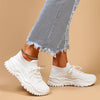 Sneakers - stijlvolle gebreide dames schoenen voor cozy vibes en ondersteuning