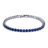 Dames crystal tennisarmband - verfijnde zilver- en goudafwerking, uitstekend voor formele gelegenheden