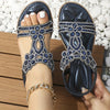 Dames elegante sandalen met florale kraaldetails - modieuze en gezellige schoenen voor warm weer