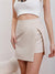 Asymmetrische wikkel mini rok - Bakkermode.nl