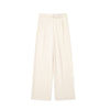 Dames brede, op maat gemaakte formele broek - stijlvolle hoge taille pantalon voor kantoor en casual gelegenheden