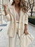 Vrouwen geribbelde blazer - tailored jasje voor elke gelegenheid