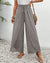 Dames wijde broek met elegant geometrisch patroon - casual broek voor dagelijks gebruik