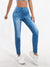 Skinny jeans - hoge taille dames denim legging
