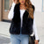 Faux fur vest - trendy gelaagde jas voor dames