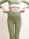 Damesleggings - zachte stretchy fleece-gevoerde broeken
