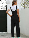 Lange jumpsuit - stijlvolle zwarte dames-overalls