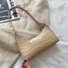 Crocodillenhuid handtas - elegante schoudertas voor dames